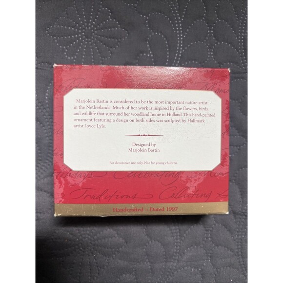 1997 Hallmark Keepsakes "Garden Bouquet" Nature's Sketchbook Ornament - NIB - Picture 3 of 8